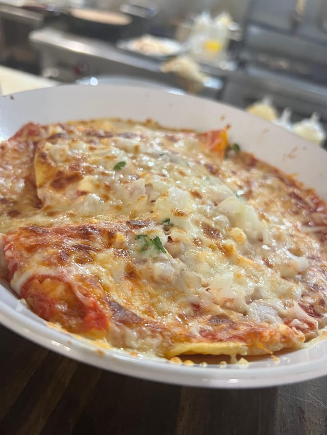 Tinga Enchilada.