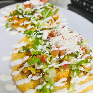 Chicken Tostadas