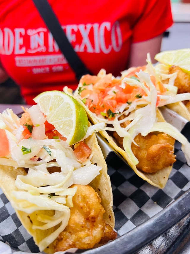 Fish Tacos.