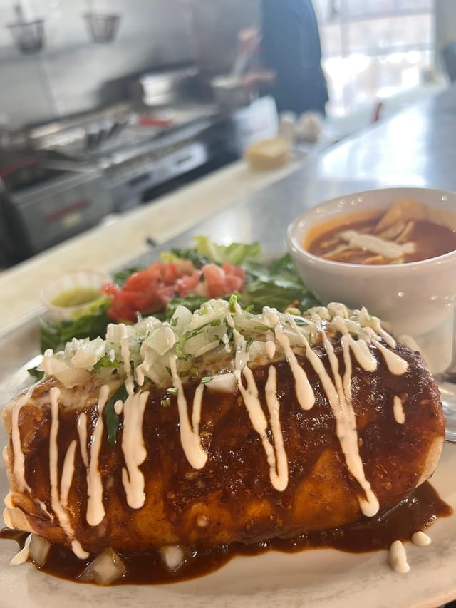 Mole Burrito.