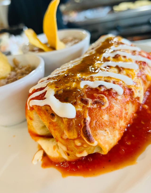 Smothered Burrito.
